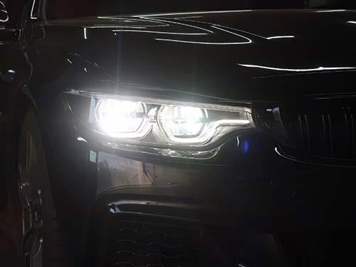 BMW 4シリーズクーペ(F32) 純正LCI用アダプティブLEDヘッドライト後付