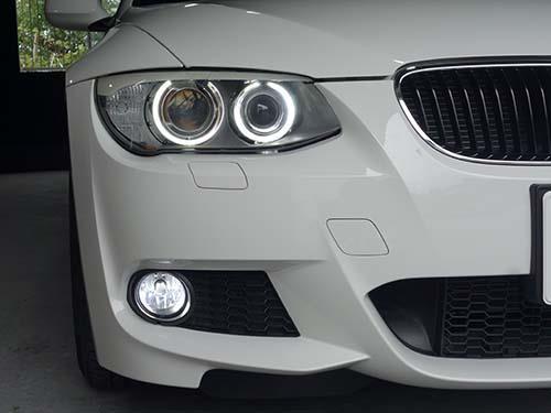 BMW 3シリーズE ヘッドライトHIDバルブ交換&フォグライトLED化と