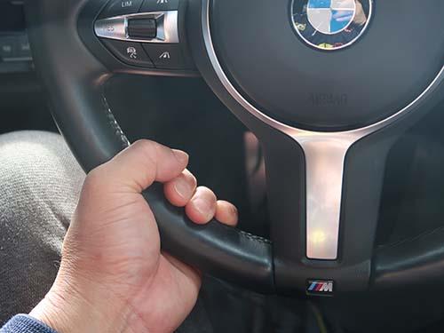 BMW 3シリーズツーリング(F31) 純正ステアリングヒータースイッチ後付