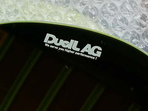 DuelL AG(デュエル)製ゴールドドアミラー取付