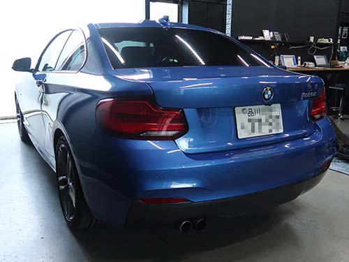 BMW 2シリーズクーペ(F22) コーディング施工