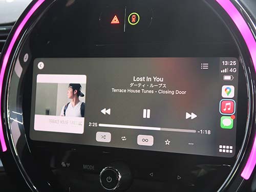 認証コード方式のAppleCarPlay ( アップルカープレイ ) 動作チェック