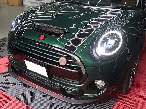 LCI2モデル用インナーブラックLEDヘッドライトのヘッドライト発光