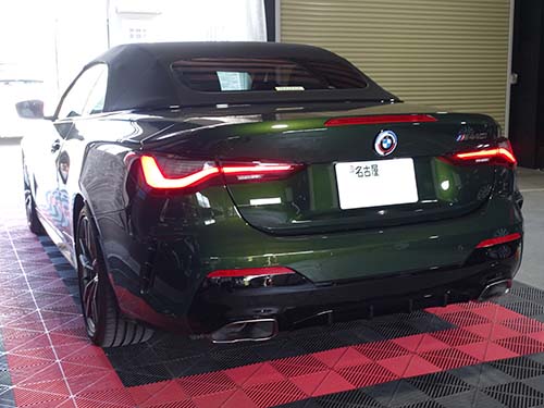 BMW 4シリーズカブリオレ(G23) 夜間駐車中のヘッドライト完全消灯などをコーディング