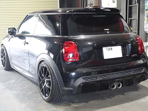 MINI JCW F56へビルシュタインのB14 コンフォートスペックの車高調装着