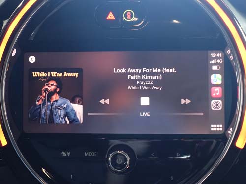 認証コード方式のAppleCarPlay ( アップルカープレイ ) 動作チェック