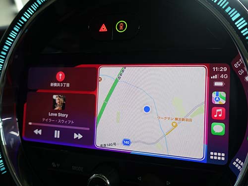 認証コード方式のAppleCarPlay ( アップルカープレイ ) 動作チェック