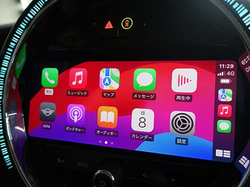 認証コード方式のAppleCarPlay ( アップルカープレイ ) 動作チェック