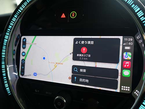 認証コード方式のAppleCarPlay ( アップルカープレイ ) 動作チェック