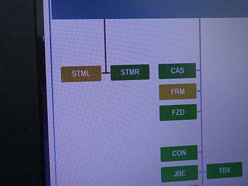 ヘッドライトドライバ ( TMS )が専用診断機で認識