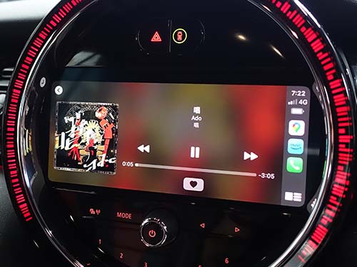 AI BOXを楽しむにはフルスクリーン表示のAppleCarPlay ( アップルカープレイ )にしておく