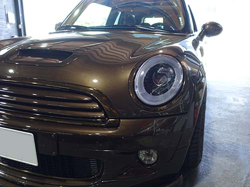 MINI F系前期モデルルックのヘッドライト