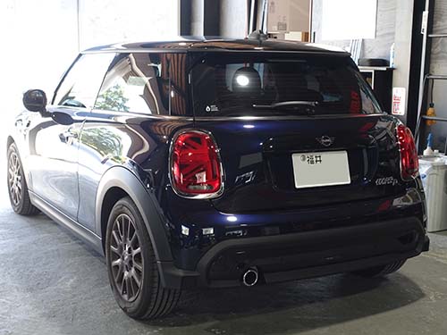 ミニ クーパーD(F55) LCI2モデルのユニオンジャックテールライトのバックライトをLED化