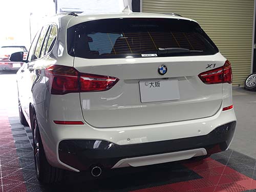 BMW X1(F48) アクティブクルーズコントロール(ACC)後付装着やフルスクリーンでアップルカープレイ有効化