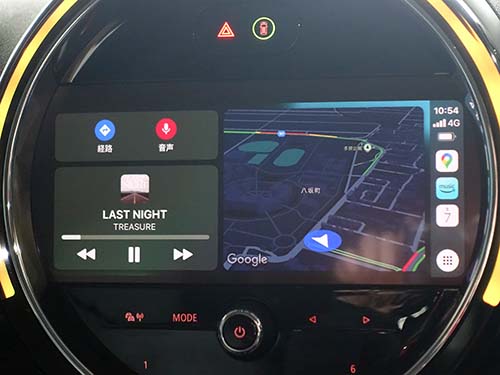 認証コード方式のAppleCarPlay ( アップルカープレイ ) 動作チェック