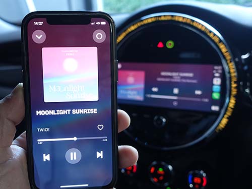 認証コード方式のAppleCarPlay ( アップルカープレイ ) 動作チェック