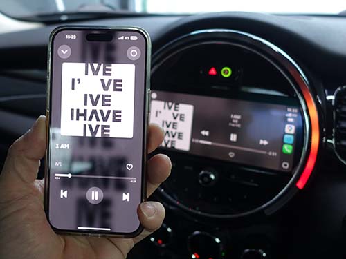 認証コード方式のAppleCarPlay ( アップルカープレイ ) 動作チェック