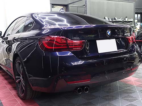 BMW 4シリーズグランクーペ ( F36 ) 前期モデルへLCIモデル用純正テールライトを後付装着