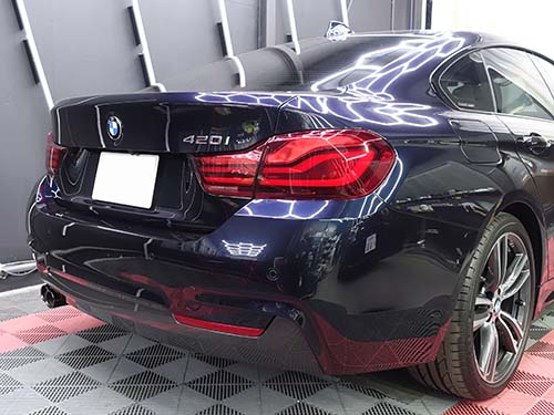 BMW 4シリーズグランクーペ ( F36 ) 前期モデルへLCIモデル用純正テールライトを後付装着