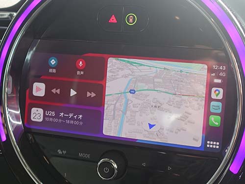 以前に認証コード方式でAppleCarPlay ( アップルカープレイ ) をインストール