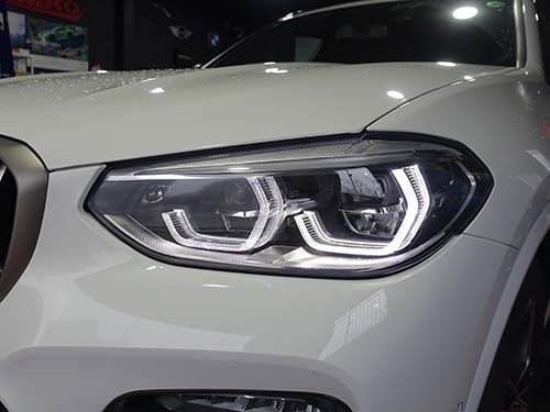 BMW純正の新品LEDモジュールをヘッドライトへ取り付けて点灯チェック