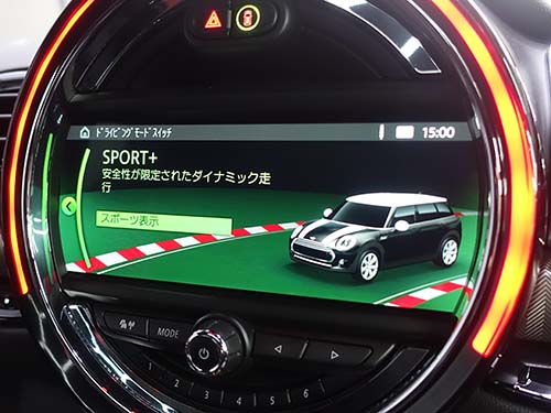 走行モードにSPORT+ ( スポーツプラス ) モード有効化