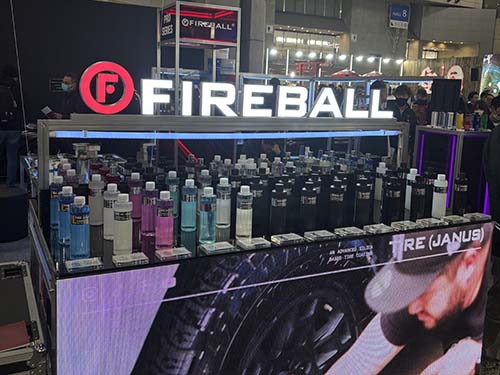 カーディテイリングのファイヤーボール ( Fireball )も出展