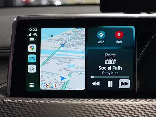 認証コード方式でAppleCarPlay ( アップルカープレイ )を再インストールした作業の動作チェック