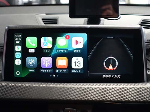 認証コード方式でAppleCarPlay ( アップルカープレイ )を再インストールした作業の動作チェック