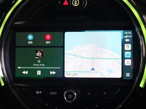 フルスクリーン表示の純正AppleCarPlay ( アップルカープレイ )有効化