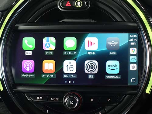 フルスクリーン表示の純正AppleCarPlay ( アップルカープレイ )有効化