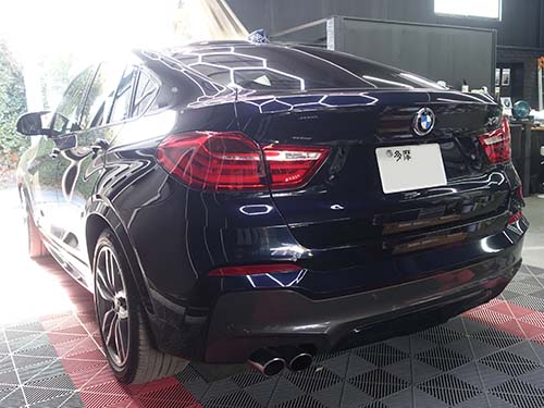 BMW X4 (F26) にコーディング施工で使い勝手を向上！