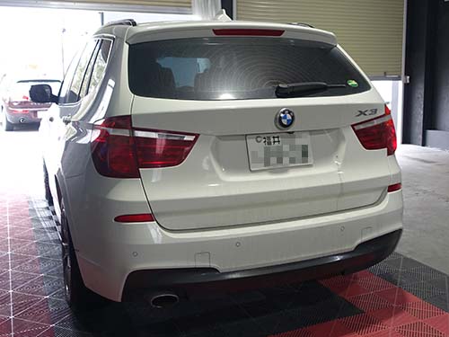 【BMW X3 (F25)】ヘッドユニット交換修理！中古パーツ活用でコストを抑えつつ保証付き修理対応