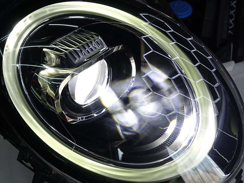 【中古品】MINI用LCIモデル純正LEDヘッドライト 【A0043】