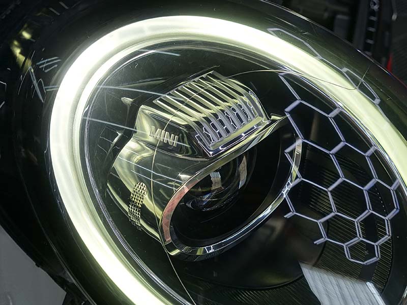 【中古品】MINI用LCIモデル純正LEDヘッドライト 【A0043】