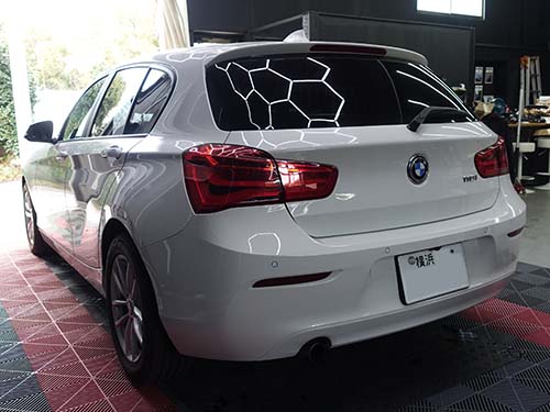 BMW 1シリーズのナビ画面が真っ暗に!? EVO ID4ヘッドユニットを即日交換修理!