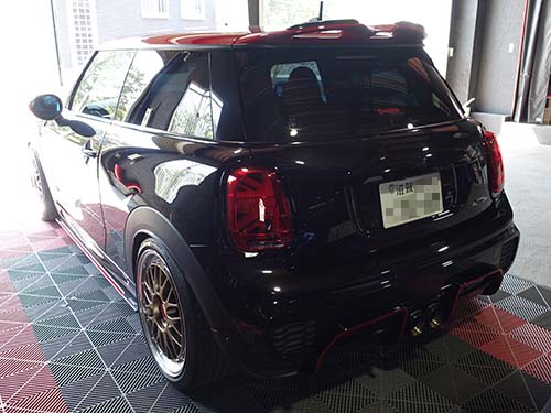 MINI F56 JCWにヘッドライト保護&走行性能強化カスタム!