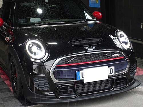 LCI2モデル用インナーブラックLEDヘッドライト装着後