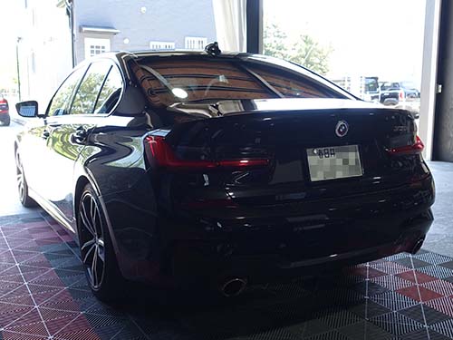 BMW 3シリーズセダン(G20)にセキュリティライトプラスを装着！純正風に点滅発光