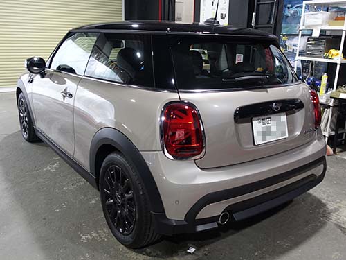 MINI F56クーパーにBEWITH製スピーカー&DSPで音質改善+純正低音ホーン装着!