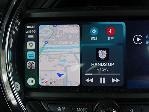 AppleCarPlayメニュー表示