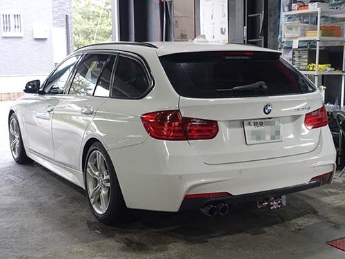 BMW F31 ヘッドライトLED化&ワンタッチホーンスイッチ施工例