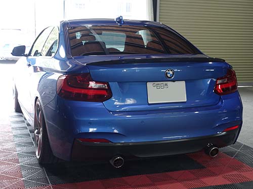 BMW 2シリーズクーペ(F22) フロント/リアウインカーをLED化!高輝度LEDでスタイリッシュに進化!