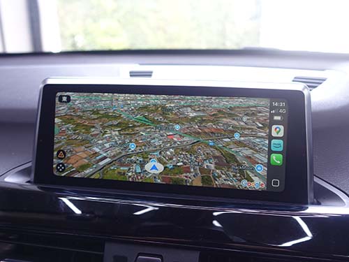 CarPlay上で地図アプリと音楽アプリを操作