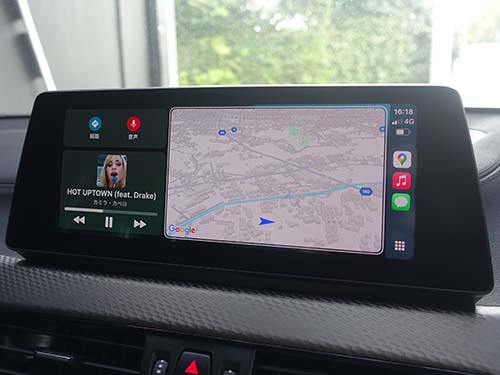 iPhoneと車両をBluetooth/Wi-Fi接続してApple CarPlayが起動