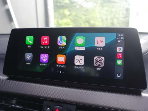 iPhoneと車両をBluetooth/Wi-Fi接続してApple CarPlayが起動