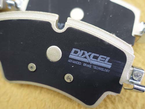 DIXCEL製パーツ3点の画像（パッド・ローター・センサー）
