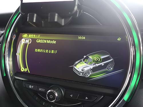 GREENモード時のメーター表示