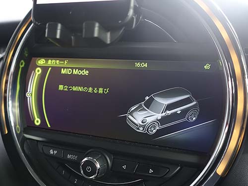MIDモード時のメーター表示