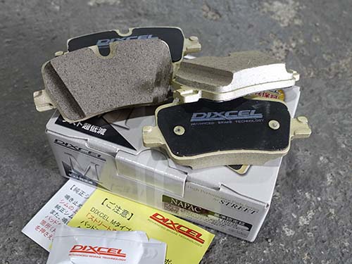 DIXCEL製低ダストブレーキパッド Type M